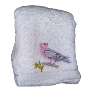 Pink-Galah-with-Blossoms-Hand-Towel-2.png Pink Galah with Blossoms Hand Towel